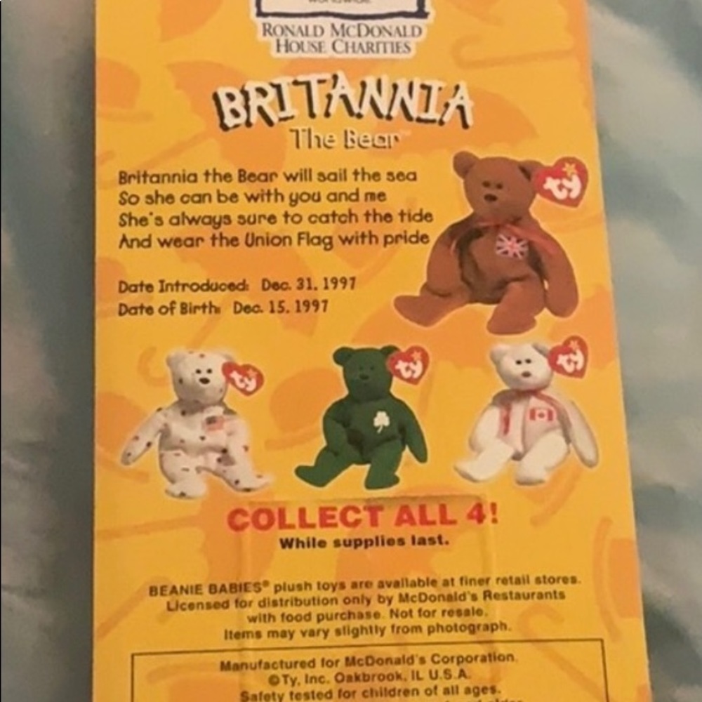 Collectable TY bears Ronald Mc Donald 1990’s - Picture 7 of 9